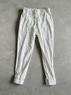 BELLA DAHL White Joggers Pants Size Small Womens